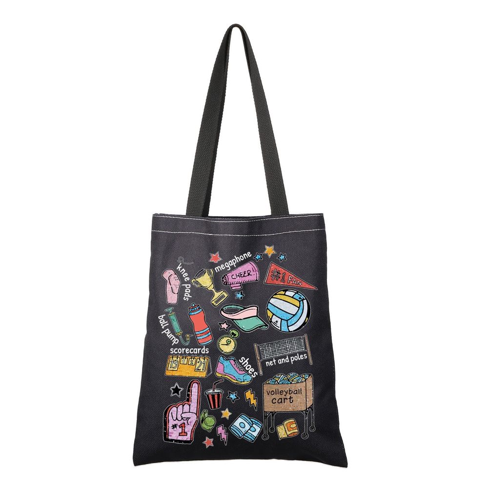Volleyball Lover Gift Volleyball Cart Tote Bag Volleyball Mom Handbag c: